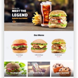 Fast Food Website