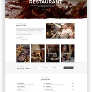 HTML5 Restaurant Template