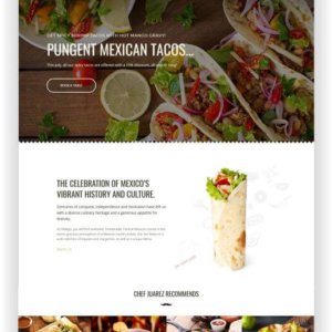 Webseite für Mexikanisches Restaurant