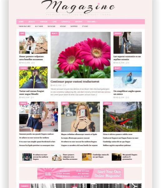 WordPress Frauenmagazin