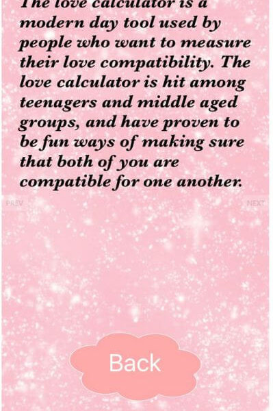 iOS Love Calculator App Theme
