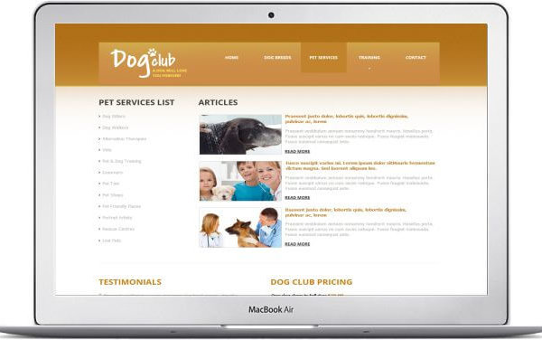 Hunde Webseite