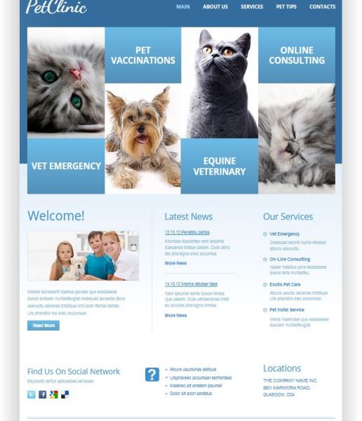 Tierarzt Webseite