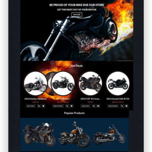 WooCommerce Motorrad Store Thema