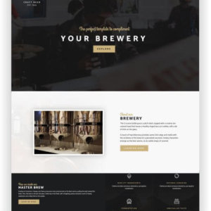 WordPress Craft Beer Template