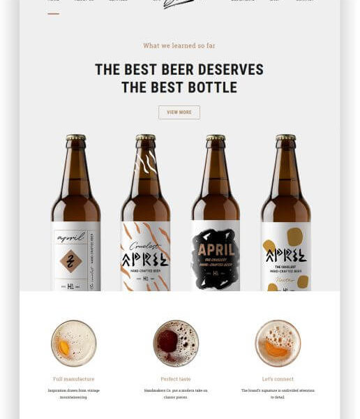 WordPress Craft Beer Thema