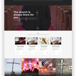 WordPress Thema für moderne Kirche