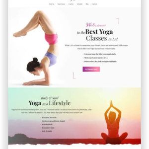 Yoga Studio WordPress Theme