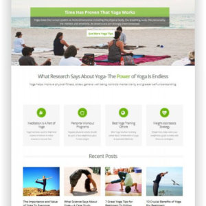 WordPress Yoga Style Thema