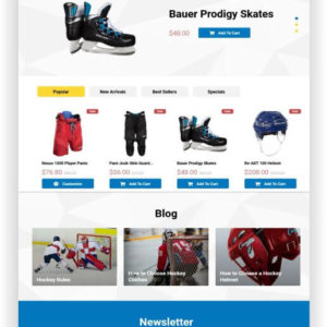 PrestaShop Hockey Store Thema