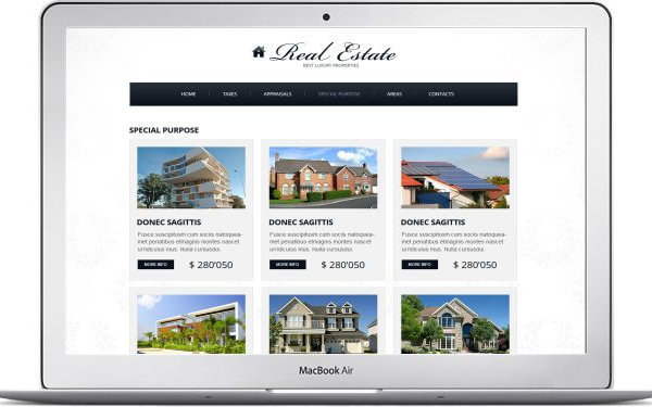 Schnelle Immobilien Webseite
