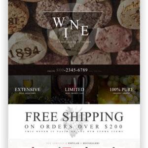 WooCommerce Wein Geschäft Webseite