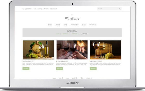 WooCommerce Wein Onlineshop
